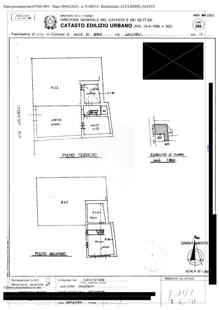 Casa Plurifamiliare in vendita a Villa di Serio