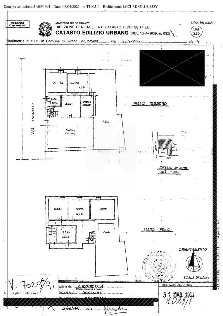 Casa Plurifamiliare in vendita a Villa di Serio