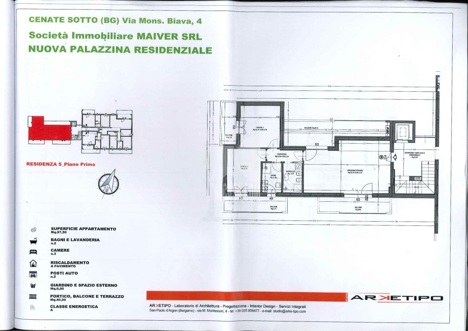 Appartamento in vendita a Cenate Sotto