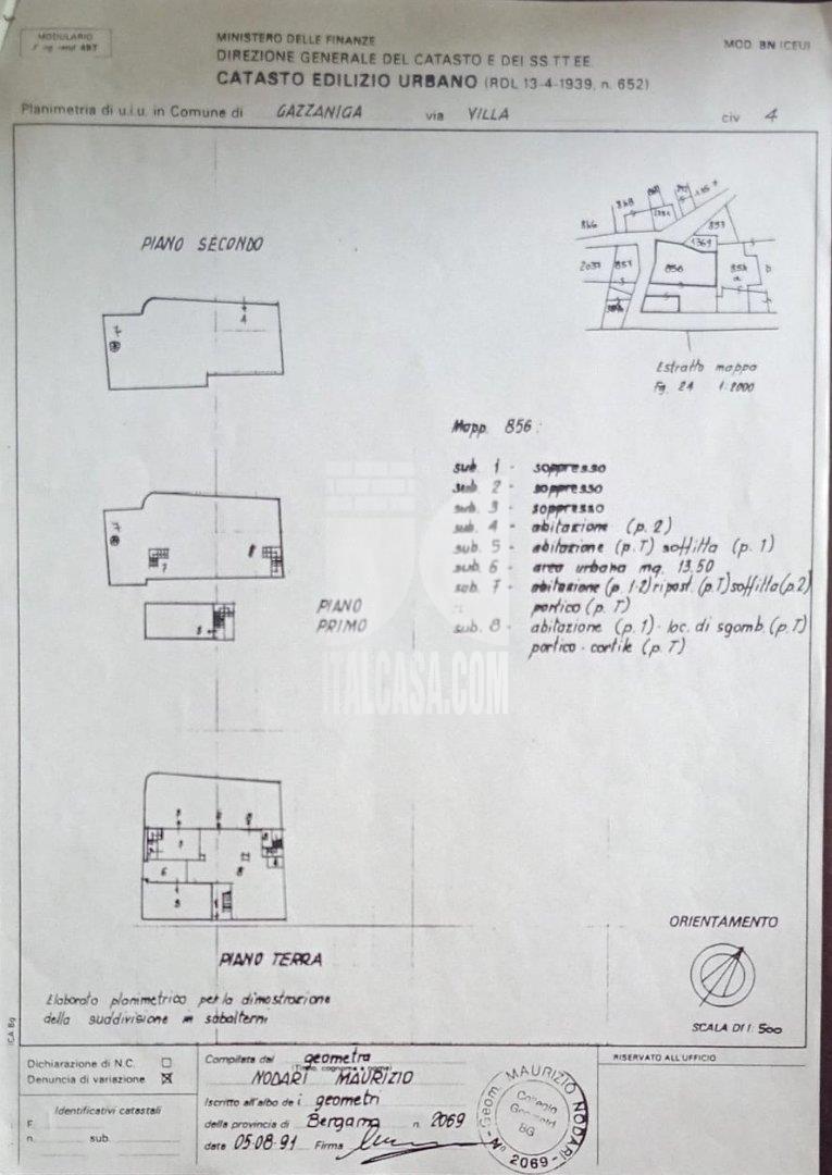 Appartamento in vendita a Gazzaniga