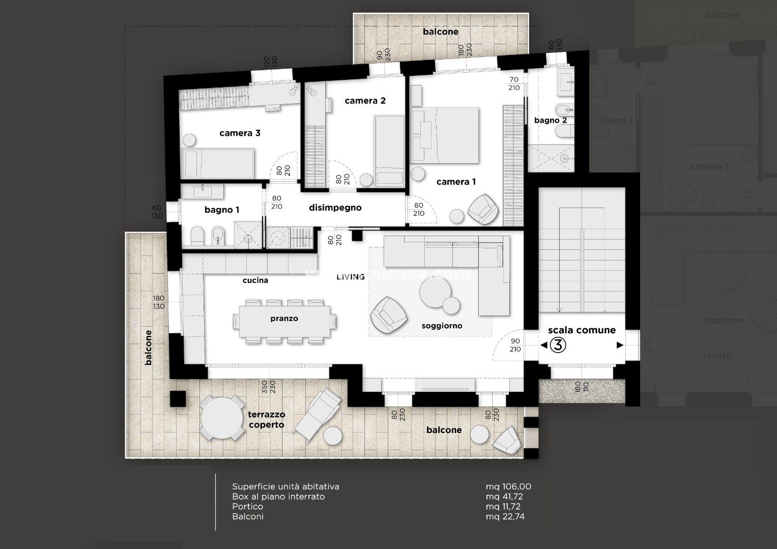 Appartamento in vendita a Cenate Sotto