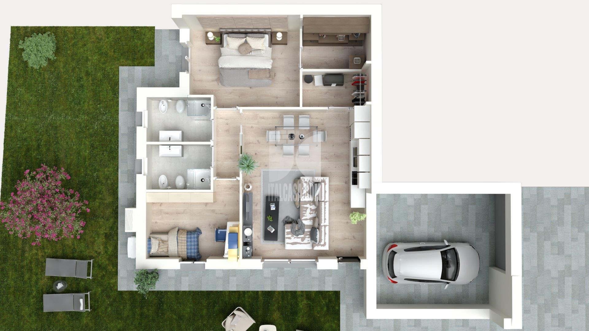 Appartamento in Villa in vendita a Treviglio