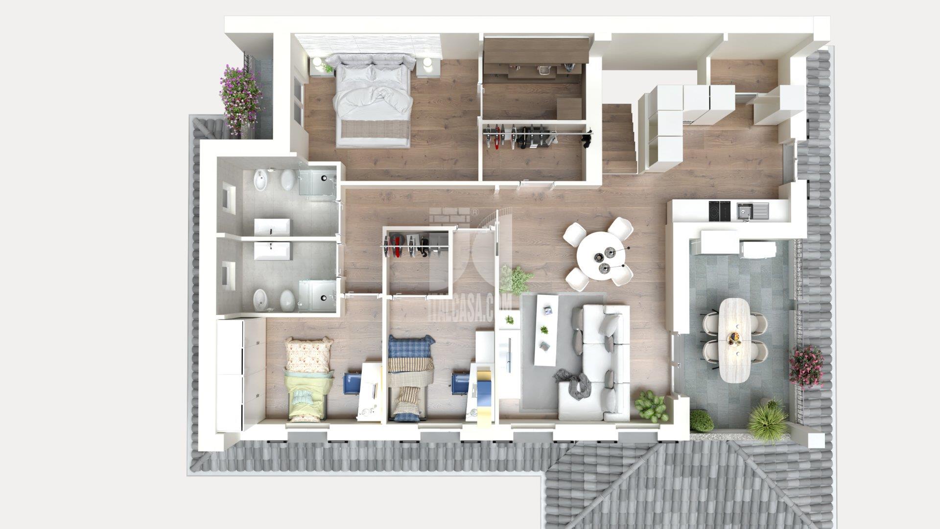 Appartamento in Villa in vendita a Treviglio