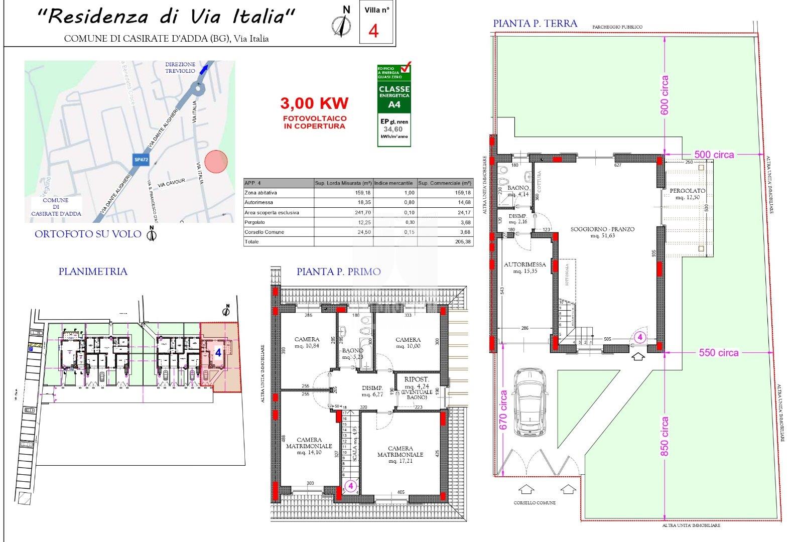 Villa a schiera di testa in vendita a Casirate d