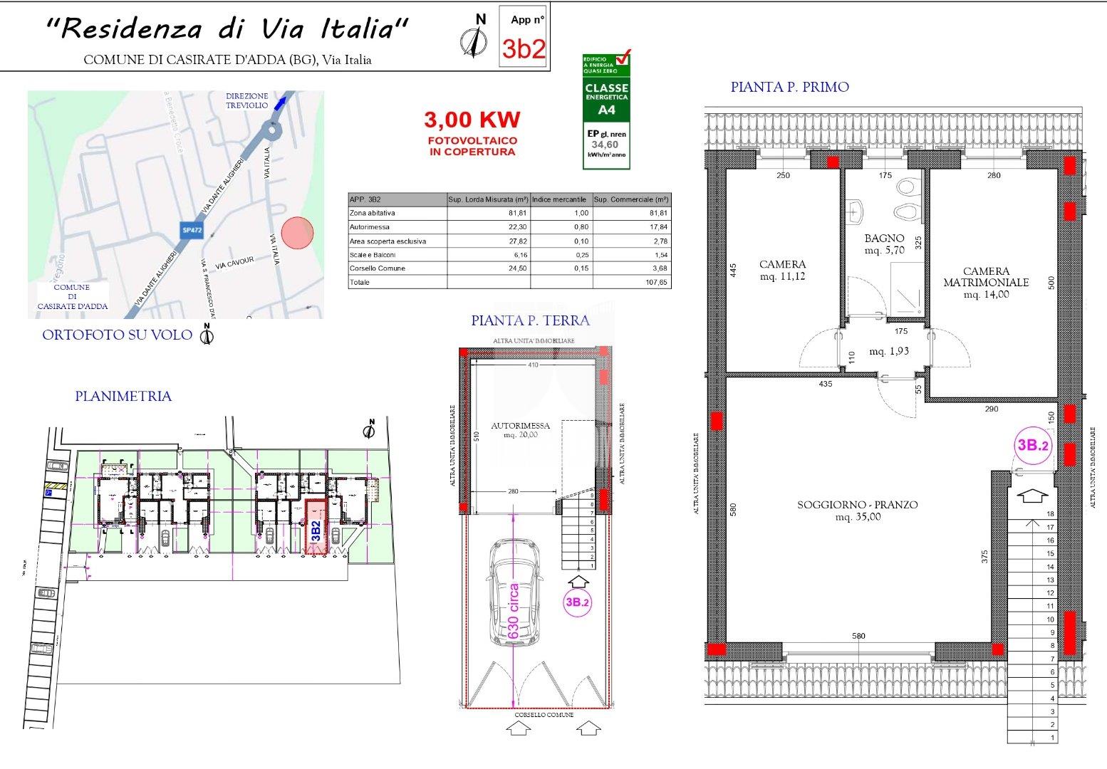 Appartamento in Villa in vendita a Casirate d