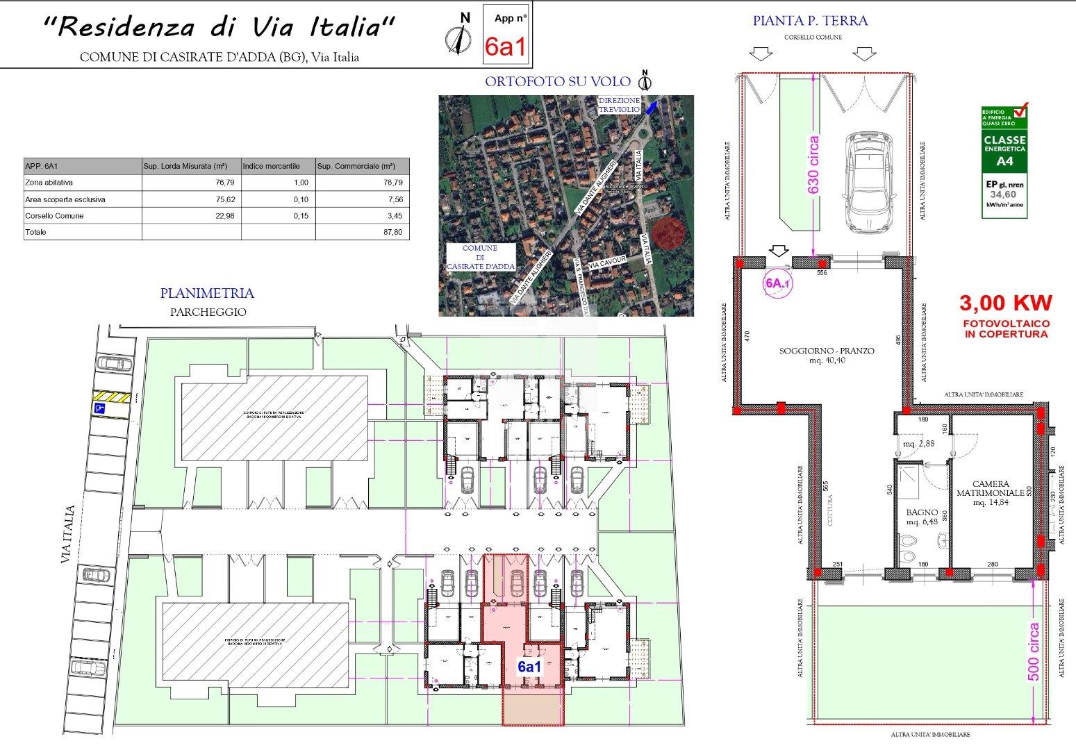 Appartamento in Villa in vendita a Casirate d