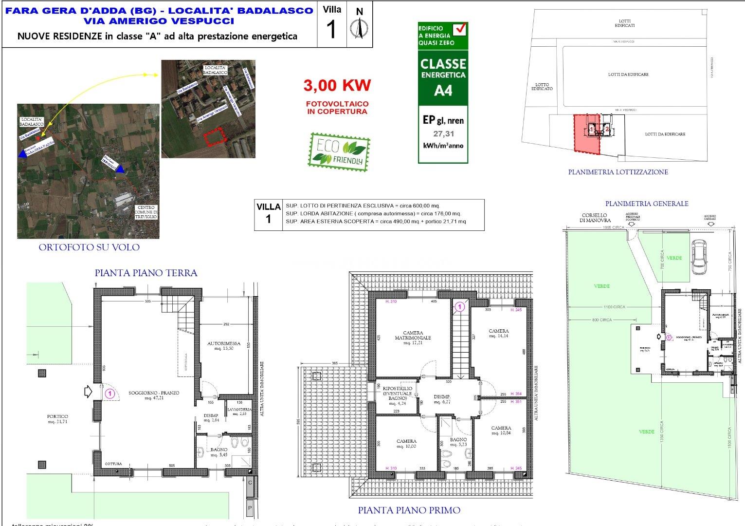 Villa Bifamiliare in vendita a Fara Gera d