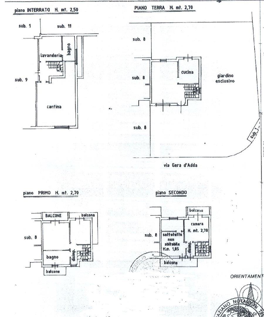 Villa a schiera di testa in vendita a Treviglio