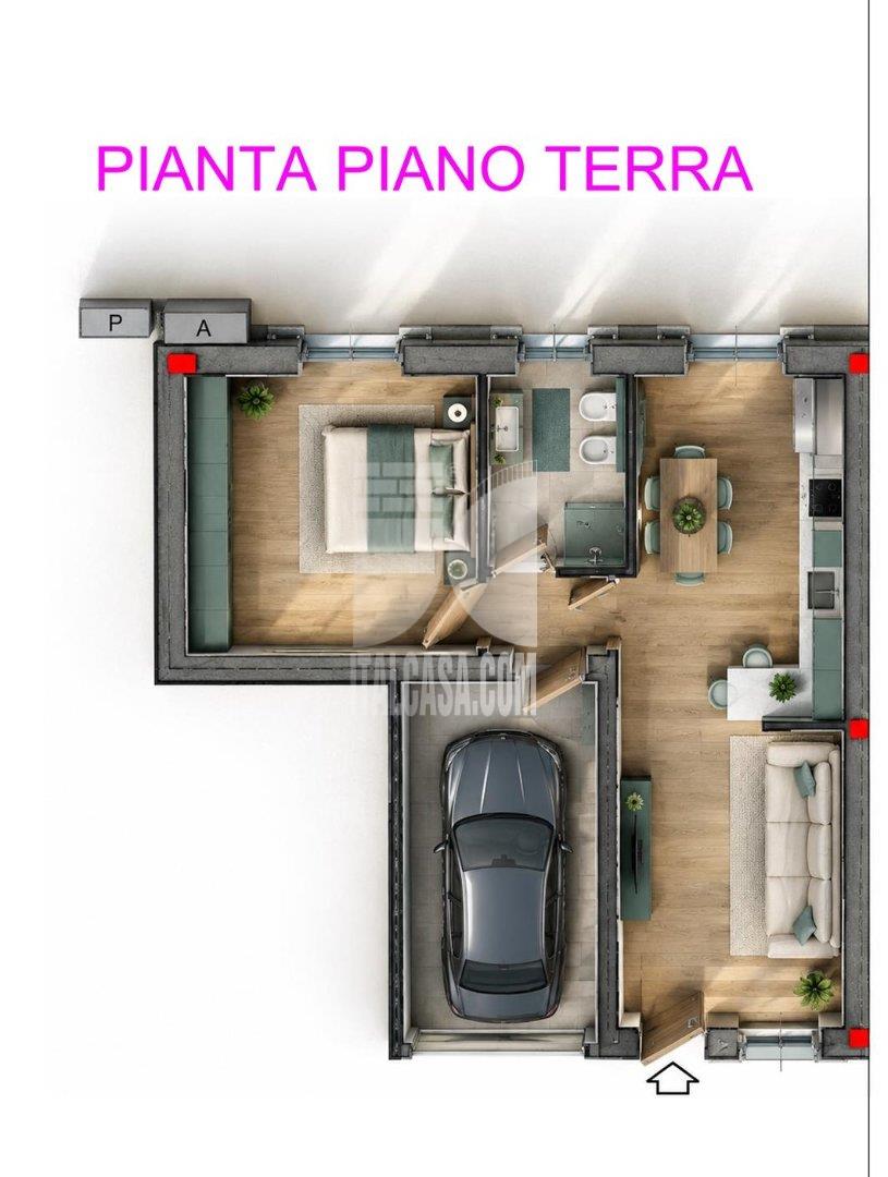 Appartamento in Villa in vendita a Calvenzano