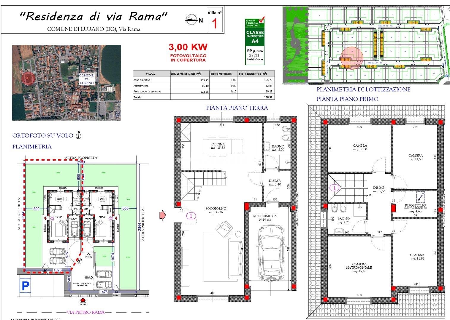 Villa Bifamiliare in vendita a Lurano