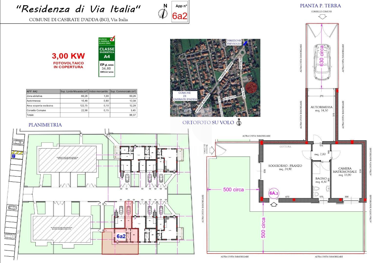 Appartamento in Villa in vendita a Casirate d