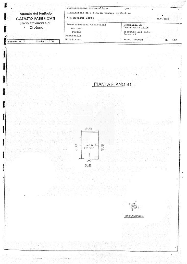 Box / Autorimessa in vendita a Crotone